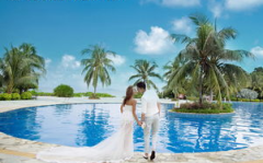 三亚蜜月婚纱摄影,浪漫海岛,定格永恒爱情瞬间